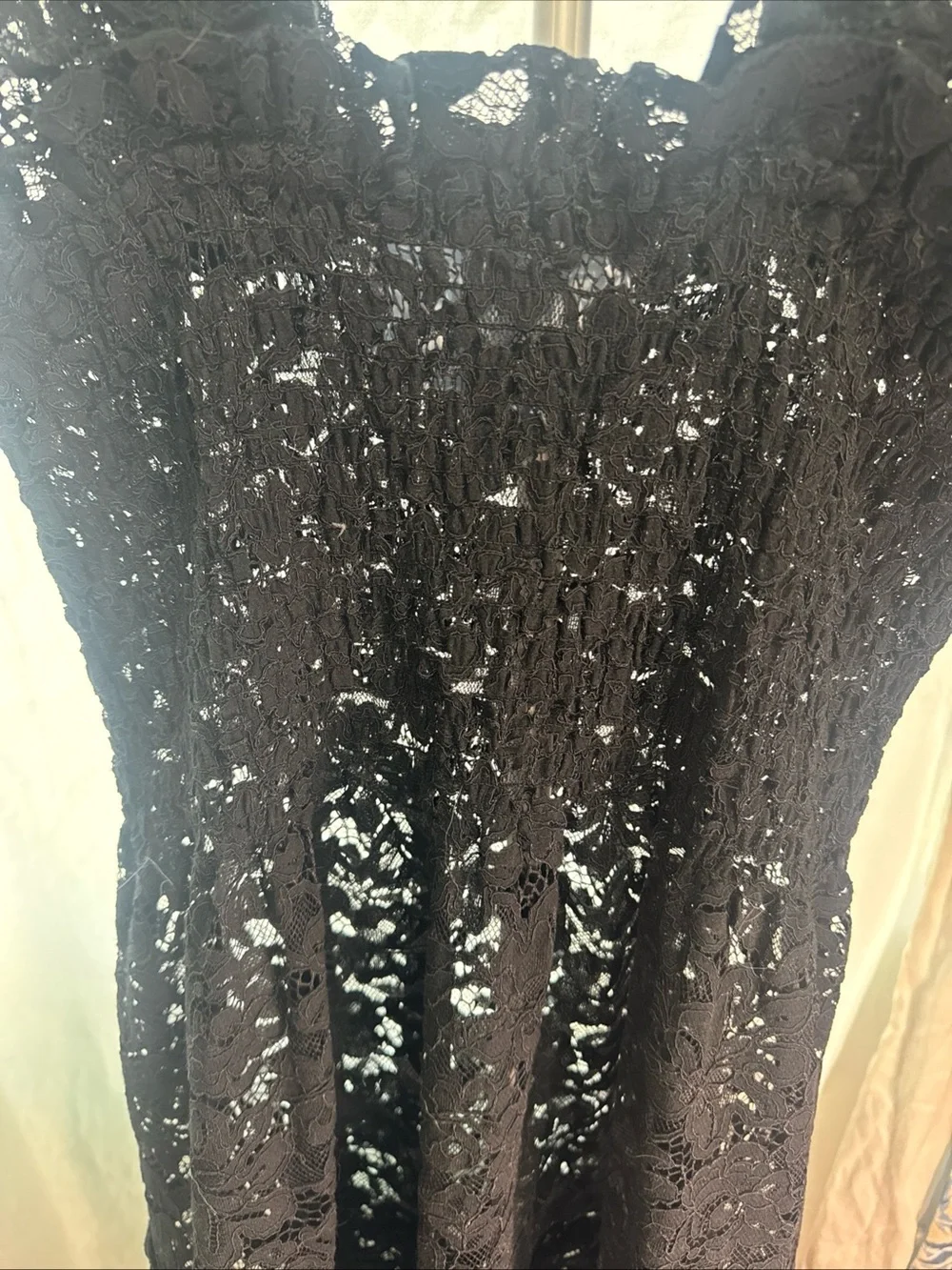 Hill House Collector's Edition The Lace Ellie Nap Dress - Black -Size medium - Picture 6 of 12